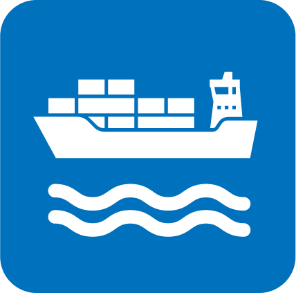 IMO Collection picture of a cargo boat out to sea