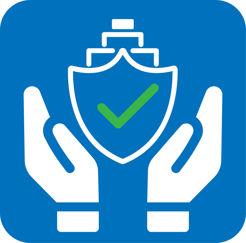 IMO Collection large set of hands holding a ship safely